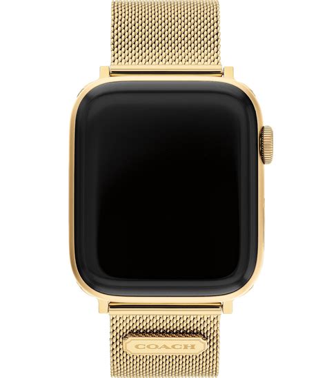 coach mesh apple watch band.